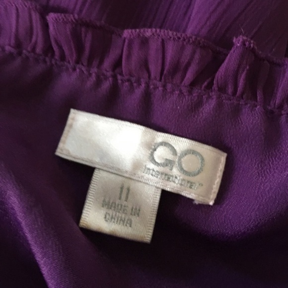 GO International purple mini dress. Sz 11 - Picture 7 of 9